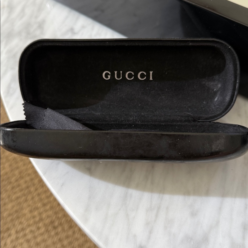 Gucci Gradient Rectangle Green Sunglasses - image 3